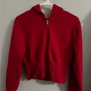 No Boundaries Vibrant Red Kids Hoodie